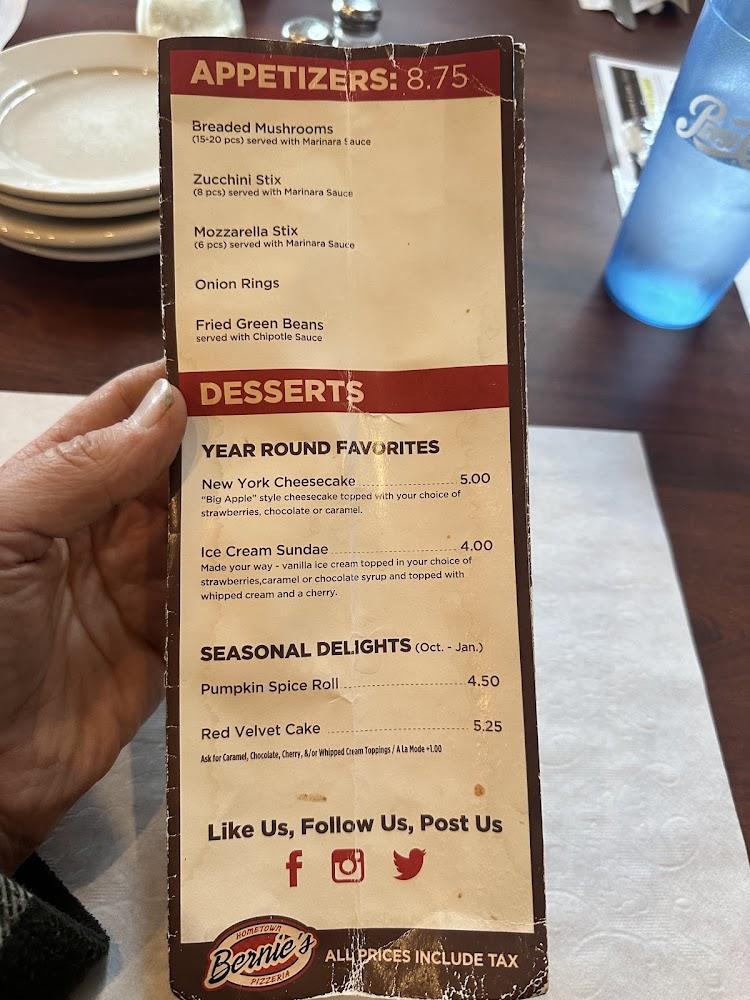 Bernie's Pizzeria Italian Beef